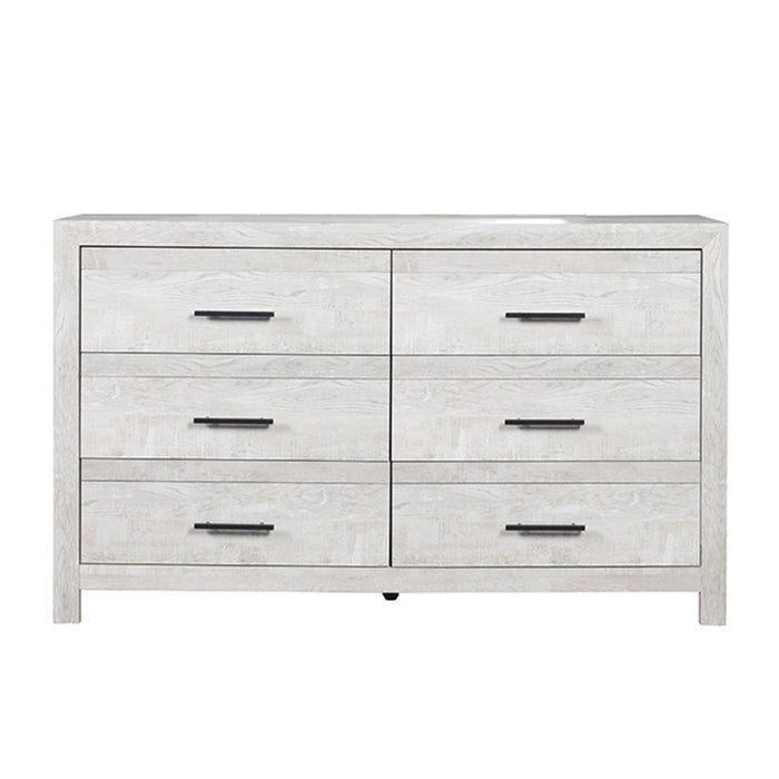 6 Drawer Dresser - Natural / Rustic Matrix Furniture Group