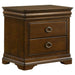 Leonide - 2 Drawer Nightstand With USB Charging And Hidden Storage - Cherry Furniture Max