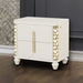 Cinderella - Nightstand With LED Accents And 2 Storage Drawers - Beige Matrix Furniture Group