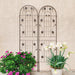 Metal Garden Trellis Rustproof Trellis For Climbing Plant Outdoor Flower Support Daily Nest