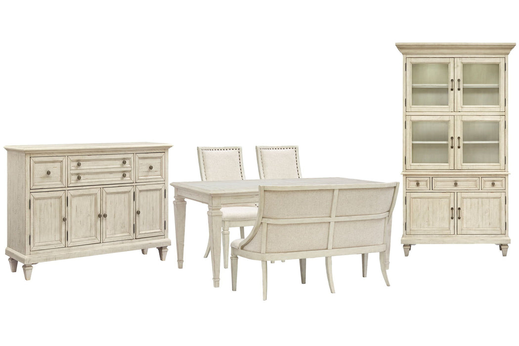 Newport - 6 Piece Extendable Rectangular Dining Table Set Magnussen Furniture