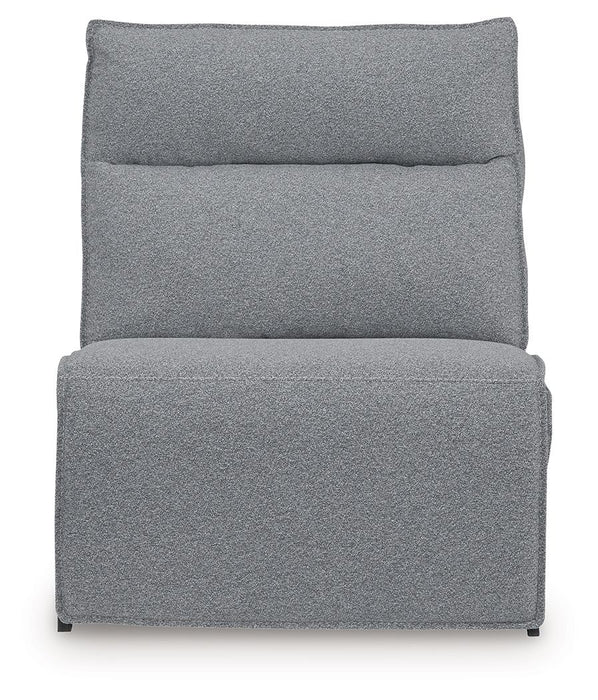 ModMax II - Power Armless Recliner With Adjustable Headrest - Salt And Pepper