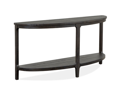 Boswell - Demilune Sofa Table - Peppercorn Magnussen Furniture
