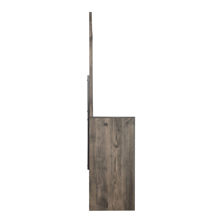 Misty Lodge - Mirror - Greige New Classic