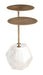 Anten - Side Table - Brass & White Zuo Modern