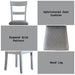 House Marchese - Two Tone Side Chair (Set of 2) - Gray / Pearl Gray Urban Nest