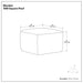 Morden - Square Pouf - Brown Simpli-Home