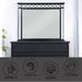 Varian II - Mirror - Mirrored, Black & Sliver ACME