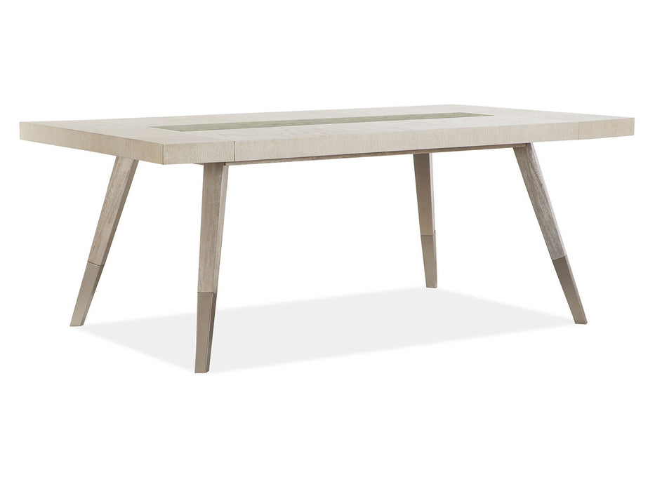 Lenox - Rectangular Dining Table - Warm Silver Magnussen Furniture