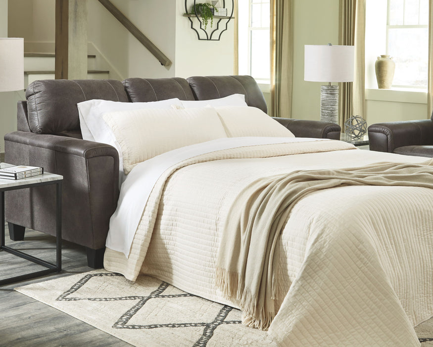 Navi - Queen Sofa Sleeper - Smoke Signature Design by Ashley®