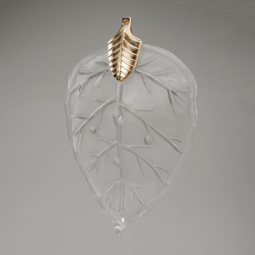 Michael Amini Lighting - Autumn 12-Light Rectangular Chandelier - Frost / Gold Michael Amini