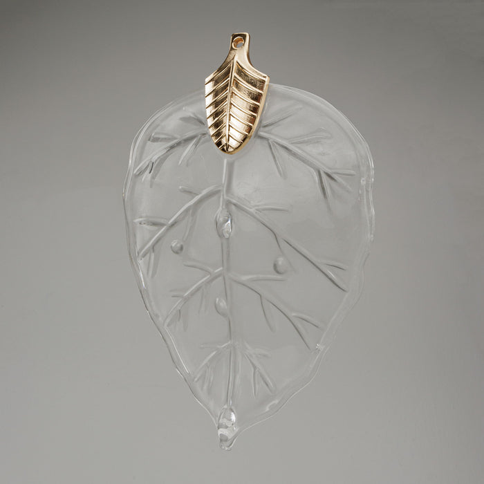 Michael Amini Lighting - Autumn 12-Light Rectangular Chandelier - Frost / Gold Michael Amini