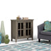 Warm Shaker - Handcrafted Low Storage Cabinet Simpli-Home