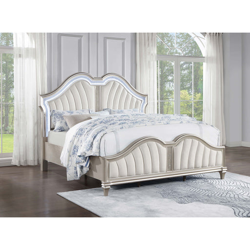Katerina - Platform Bed With LED Light Furniture Max