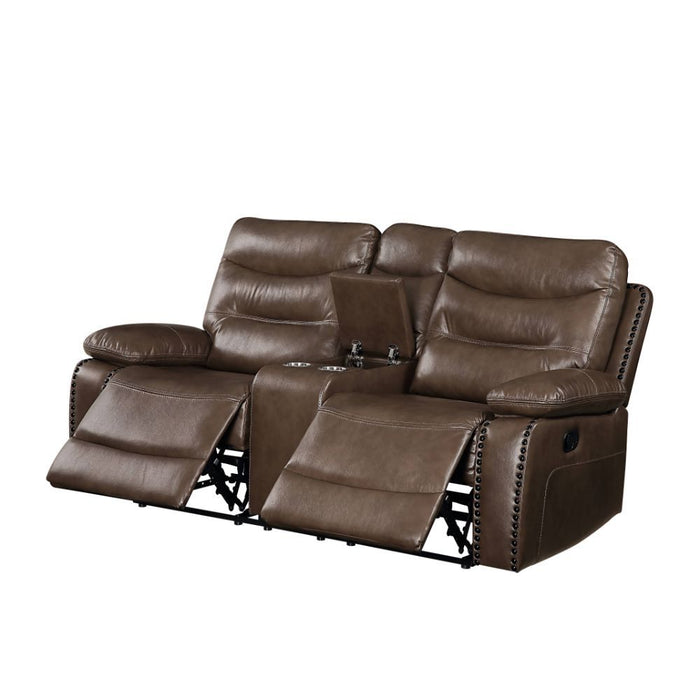 Aashi - Loveseat w/Console (Motion) ACME