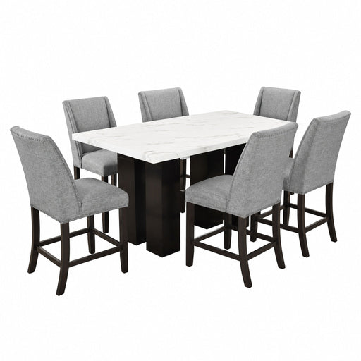 Faust - Adjustable Table Counter Chairs Set New Classic