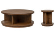 Oswald - Round Cocktail Table Set Magnussen Furniture