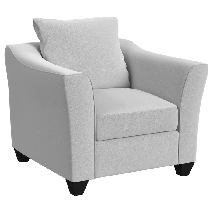 Alcazar - Arm Accent Chair - Gray Furniture Max