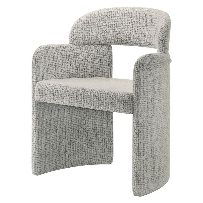 Kyree - Arm Chair (Set of 2) - Chenille & Walnut ACME