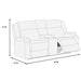 Motion Loveseat With Console Home Essentials