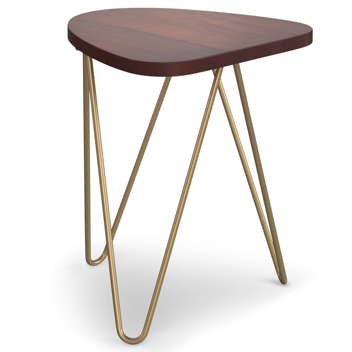 Patrice - Handcrafted Metal And Wood Accent Table Simpli-Home