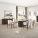 Clayten - Dining Table With Natural Marble Top ACME