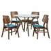 Oscar - Round Glass Dining Table Set New Classic