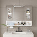 Wall Mounted Bathroom Mirror Cabinet With LED Lights, Anti Fog & Explosion Proof, Touch Control Medicine Cabinet, 3 Color Lighting - White Home Essentials