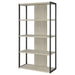 Loomis - 4 Shelf - White / Gray Furniture Max