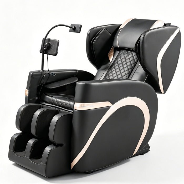 Massage Chair Recliner & Zero Gravity, Full Body Air Pressure - Black Home Essentials