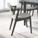 Modern Dining Chair And Zigzag Arm Design (Set of 2) Furniture Max
