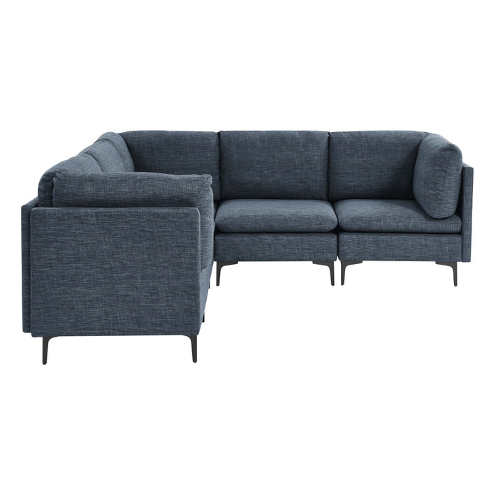 Upholstered Modular Sectional With Tall Legs Home Essentials