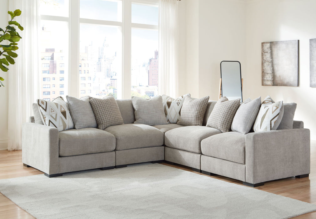 Aslan Court - Sectional With Ottoman Set Benchcraft®