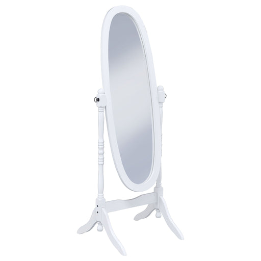Dunne - Cheval Mirror With Oval Frame Furniture Max