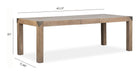 Ainsley - Rectangular Dining Table - Cerused Khaki Magnussen Furniture