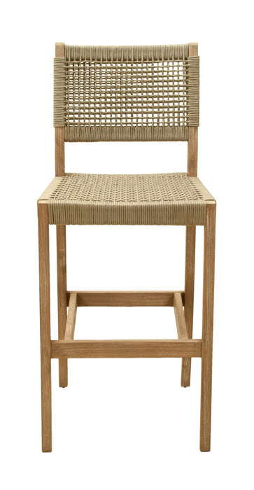 Corde - Outdoor Barstool - Beige Zuo Modern