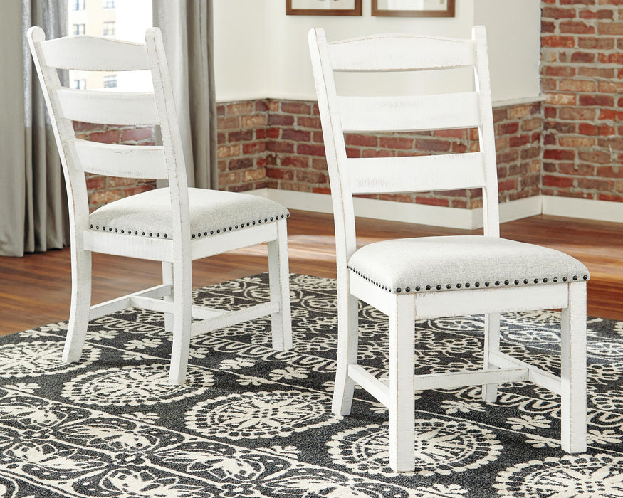 Valebeck - Dining UPH Side Chair (Set of 2) - Beige / White Signature Design by Ashley®