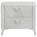 Buckley - 2 Drawer Nightstand - Gloss White Furniture Max