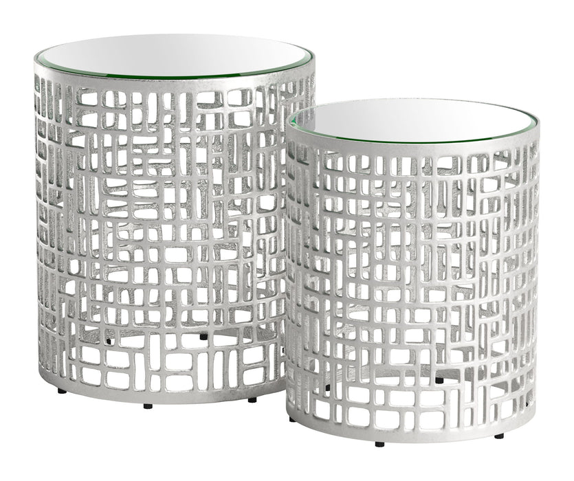 Reden - Side Table (Set of 2) - Silver Zuo Modern