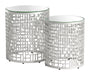 Reden - Side Table (Set of 2) - Silver Zuo Modern