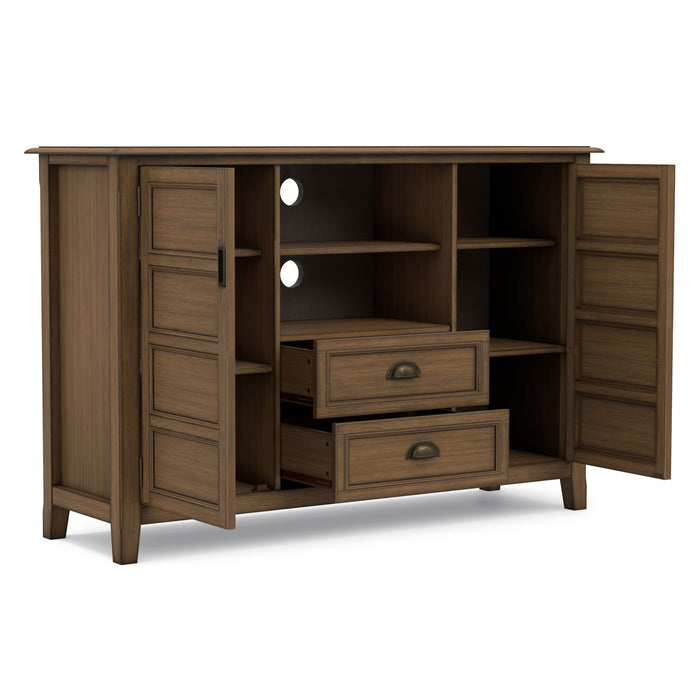 Burlington - Handcrafted Tall TV Media Stand Simpli-Home