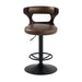 Saba - Adjustable Stool With Swivel - Brown Acme