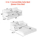 Queen Pull Out Sofa Bed With Side Storage Home Essentials