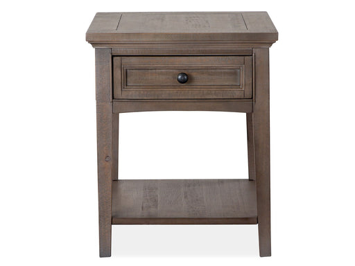 Paxton Place - Rectangular End Table - Dovetail Gray Magnussen Furniture