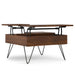 Hunter - Square Lift Top Coffee Table - Walnut Simpli-Home