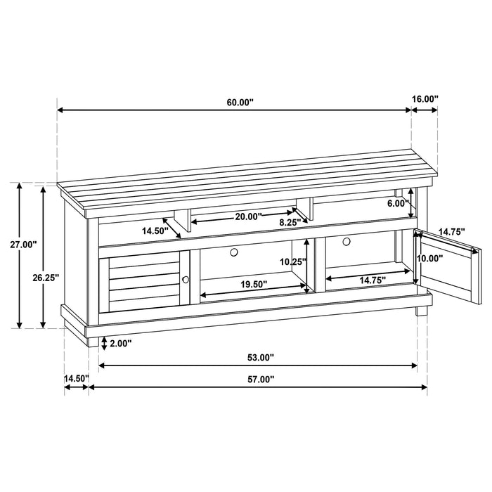 Castleton - TV Stand Media Console Furniture Max