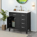 Modern Bathroom Vanity With Sink, Freestanding With Drawers And Doors Hearth and Haven