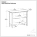 Amherst - 2 Shelf Bookcase - Brown Simpli-Home