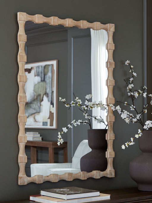 Acelmore - Accent Mirror - Light Brown Signature Design by Ashley®
