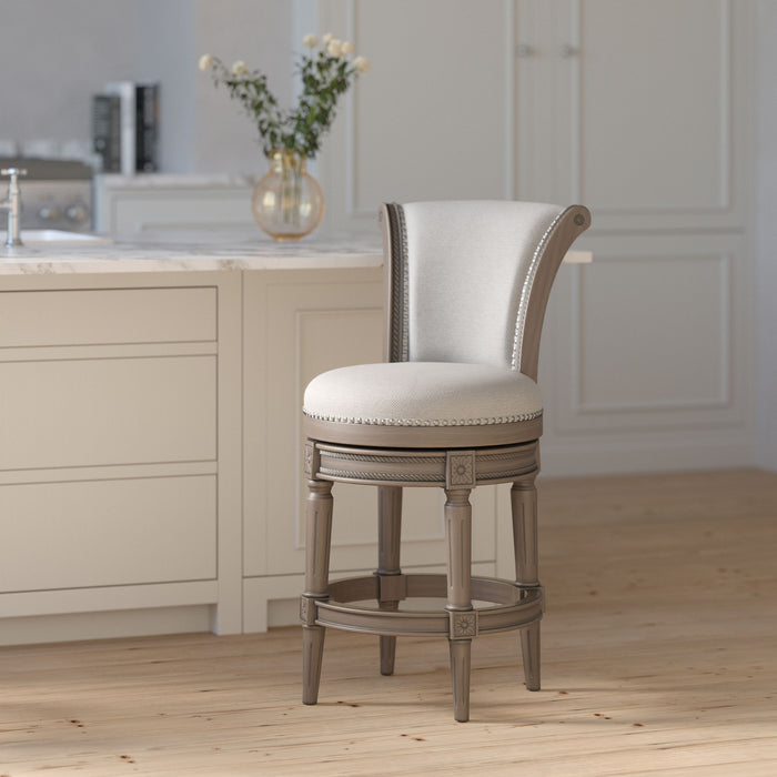 Swivel Barstool With High-Back Home Essentials